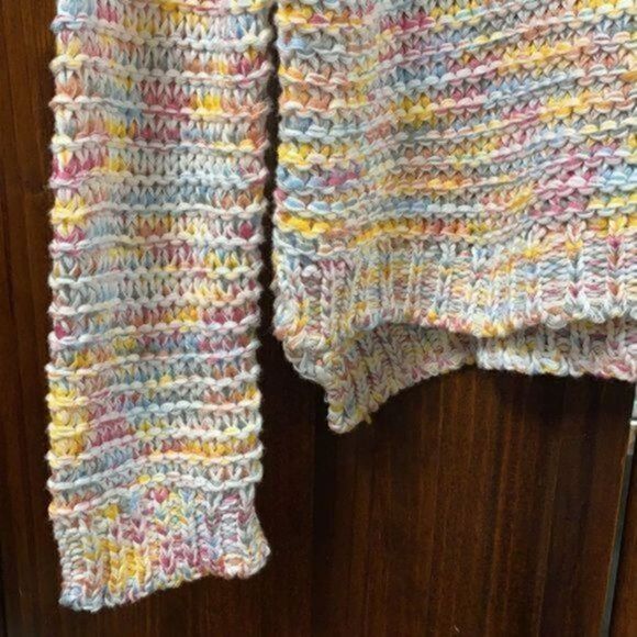 NWT Rag Poets confetti cream crewneck sweater XS - Picture 8 of 15